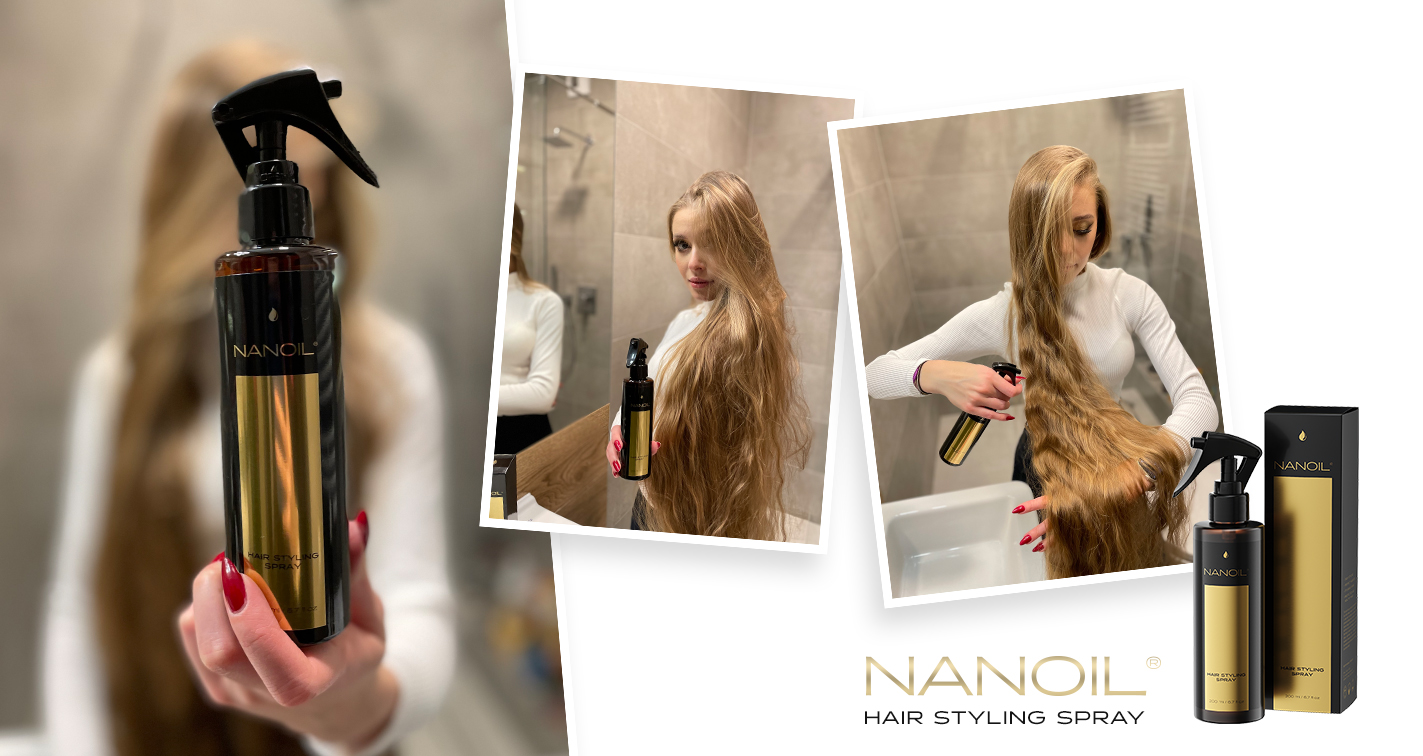 hair styling spray Nanoil