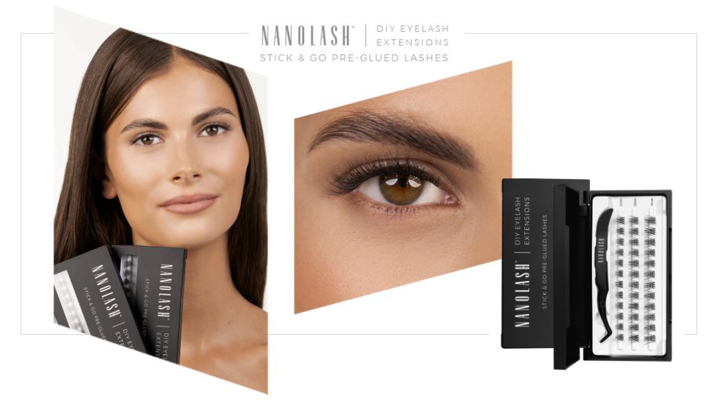 nanolash genele pre-lipite pentru extensii acasă